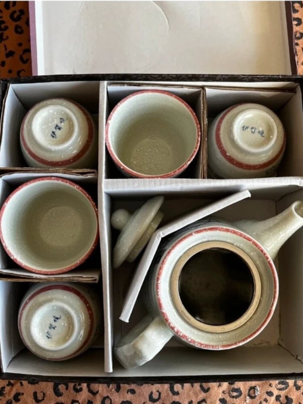 Nagoya Ye Hwa Ceramicware Japanese Hand Painted Cat Tea Set